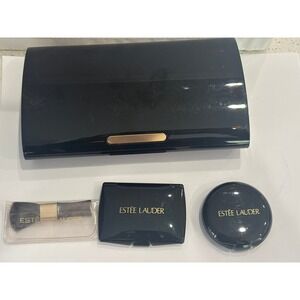Vintage Estée Lauder Makeup Set Clutch Case Blush and Honey Glow Compact